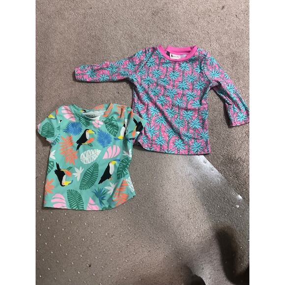 Lot of 2 Floatimini & Carter’s Girls Rashguards 4T50 - Picture 2 of 2
